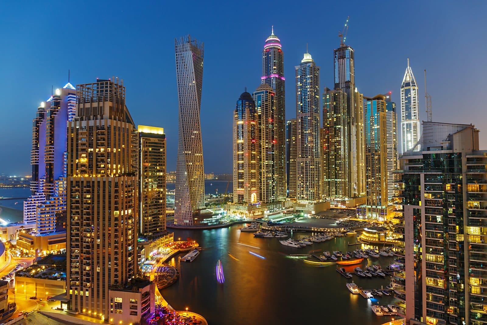 Dubai Marina at Night